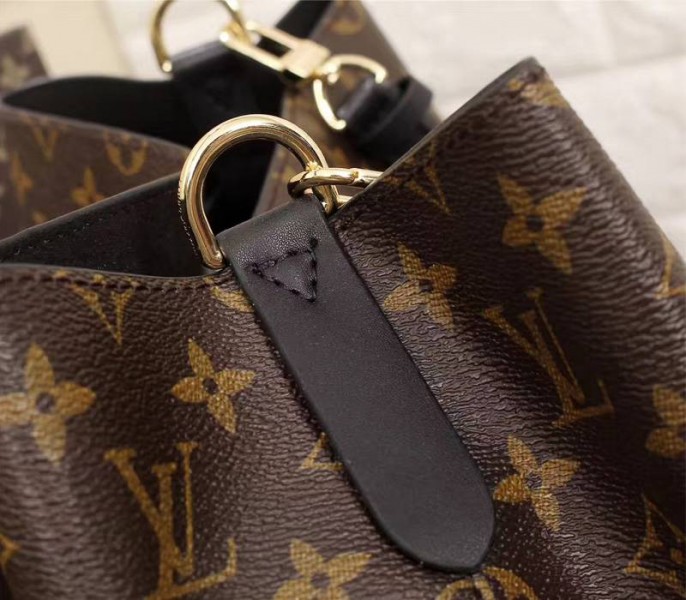 Replica Louis Vuitton Monogram Canvas NeoNoe MM In Black - Image 7