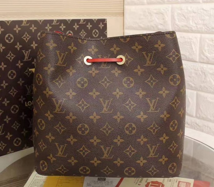Replica Louis Vuitton Monogram Canvas NeoNoe MM In Coquelicot - Image 3