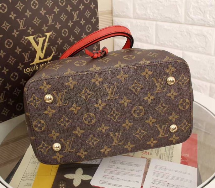 Replica Louis Vuitton Monogram Canvas NeoNoe MM In Coquelicot - Image 5