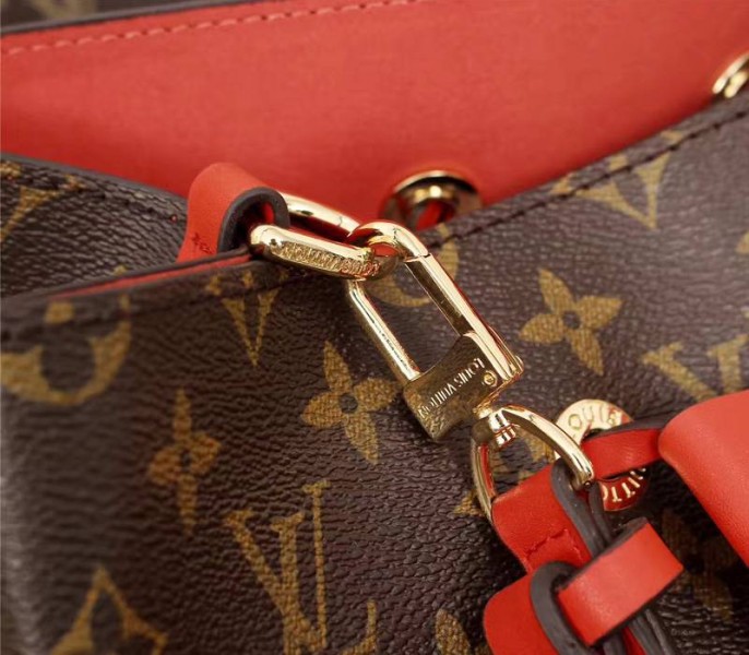 Replica Louis Vuitton Monogram Canvas NeoNoe MM In Coquelicot - Image 8