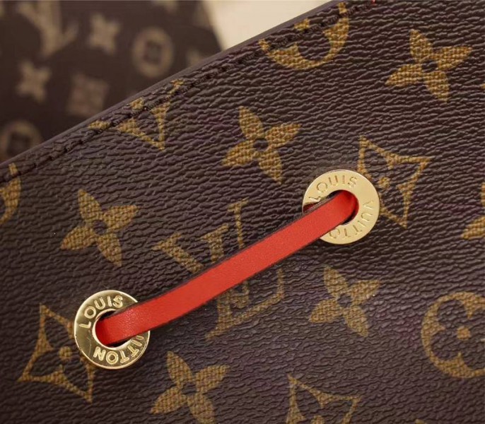Replica Louis Vuitton Monogram Canvas NeoNoe MM In Coquelicot - Image 9