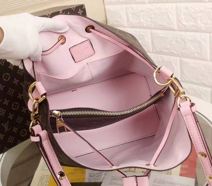 Replica Louis Vuitton Monogram Canvas NeoNoe MM In Rose Poudre - Image 6