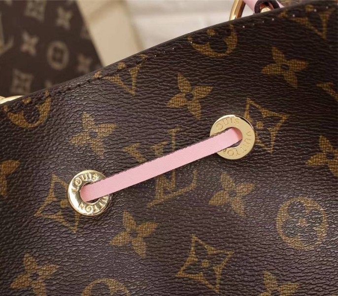 Replica Louis Vuitton Monogram Canvas NeoNoe MM In Rose Poudre - Image 9