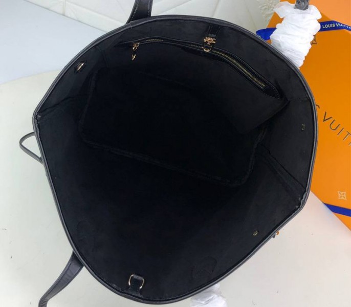 Replica Louis Vuitton Neverfull MM In Black - Image 5