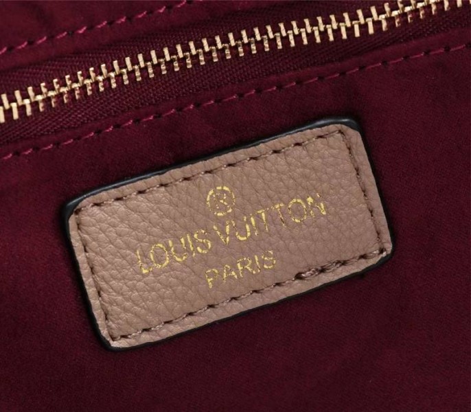 Replica Louis Vuitton Monogram Empreinte Neverfull MM In Beige - Image 7