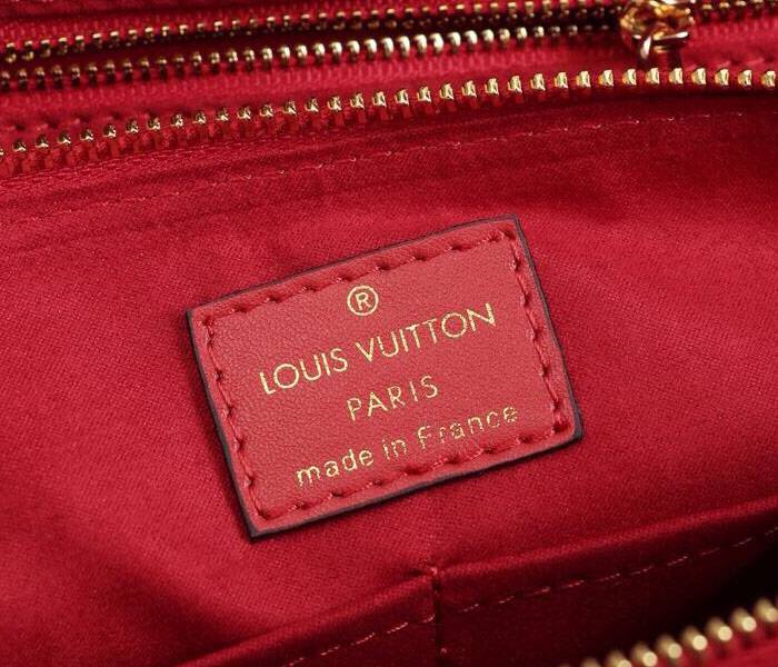 Replica Louis Vuitton Monogram Canvas Soufflot MM In Cerise Red - Image 6