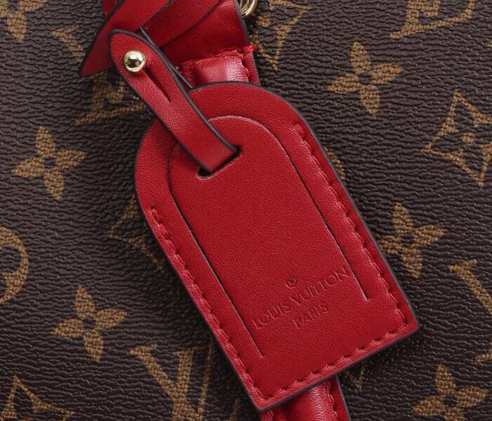 Replica Louis Vuitton Monogram Canvas Soufflot MM In Cerise Red - Image 9