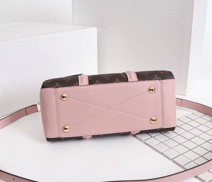 Replica Louis Vuitton Monogram Canvas Soufflot BB In Peach - Image 4