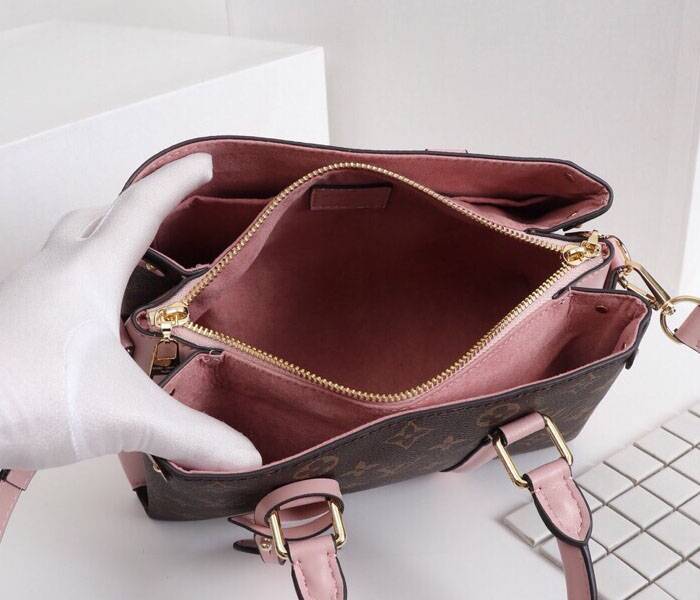 Replica Louis Vuitton Monogram Canvas Soufflot BB In Peach - Image 5