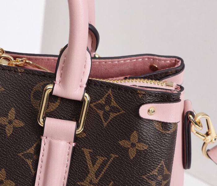 Replica Louis Vuitton Monogram Canvas Soufflot BB In Peach - Image 7