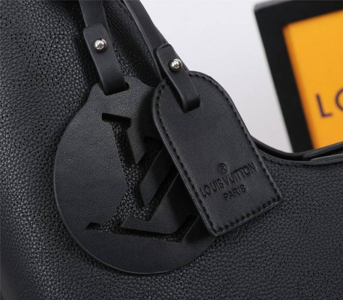 Replica Louis Vuitton Mahina Carmel In Black - Image 7