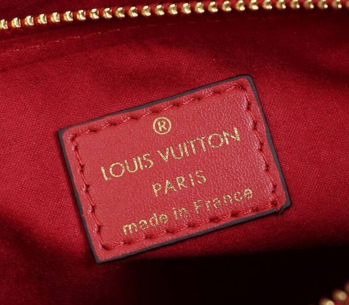 Replica Louis Vuitton Monogram Canvas Soufflot BB In Cerise Red - Image 6