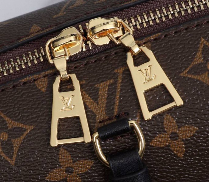 Replica Louis Vuitton Monogram Canvas Petite Malle Souple Handbag In Black