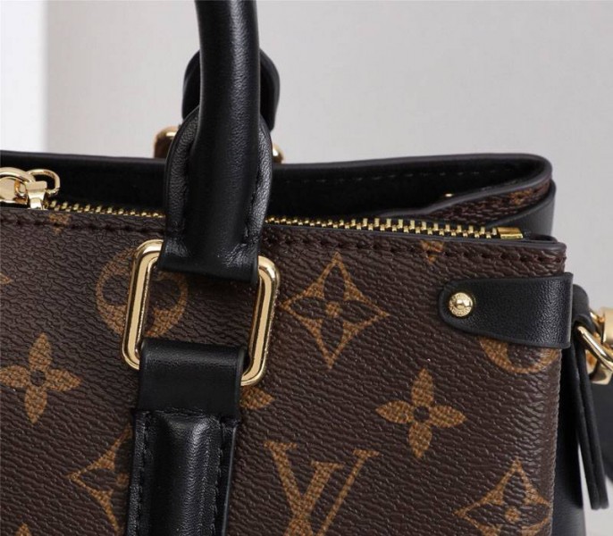 Replica Louis Vuitton Monogram Canvas Soufflot BB In Black - Image 7