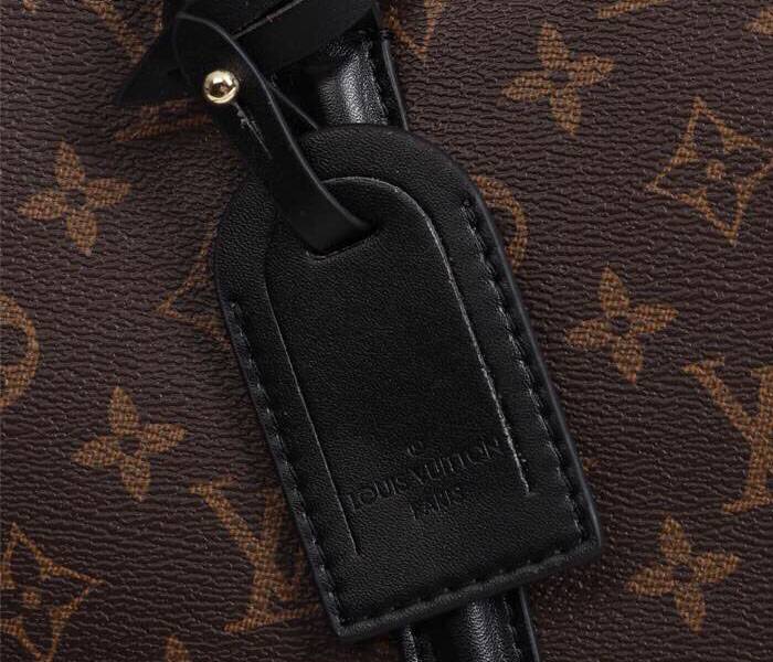 Replica Louis Vuitton Monogram Canvas Soufflot MM In Black - Image 9