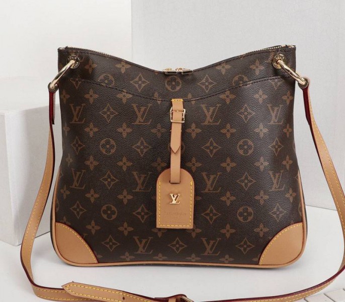 Replica Louis Vuitton Monogram Canvas Odeon MM In Natural