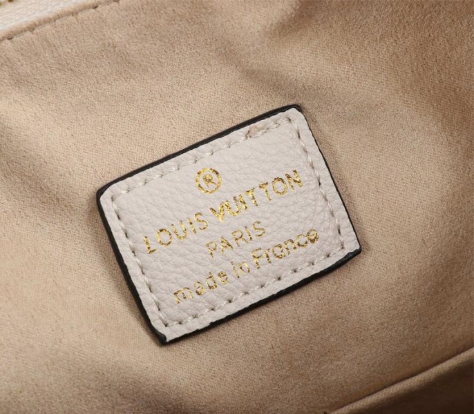 Replica Louis Vuitton Monogram Empreinte Leather Maida In Cream - Image 6
