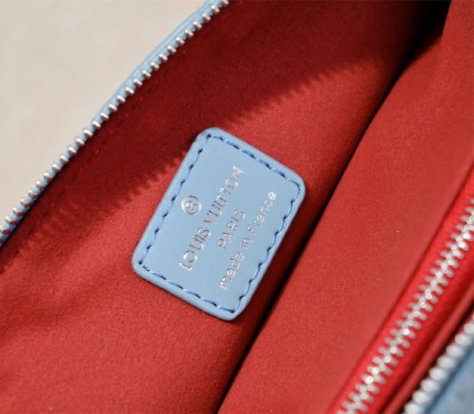 Replica Louis Vuitton Coussin PM In Turquoise Blue With Jacquard Strap - Image 6