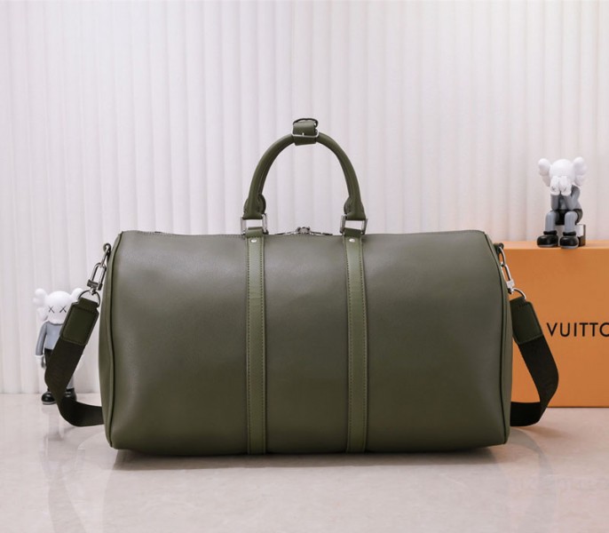 Replica Louis Vuitton Aerogram Keepall Bandouliere 50 In Khaki - Image 3