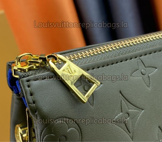 Replica Louis Vuitton Coussin PM In Khaki With Jacquard Strap - Image 7