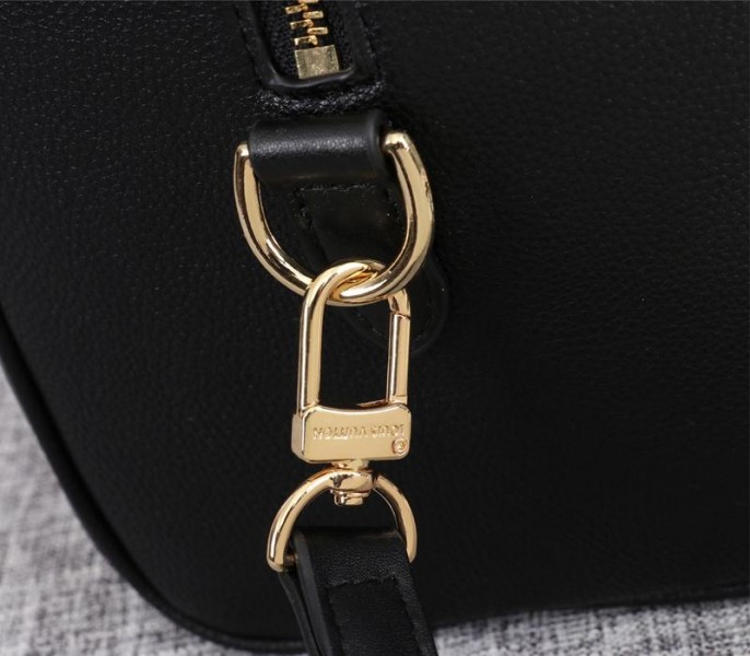 Replica Louis Vuitton Monogram Empreinte Leather Speedy Bandouliere 25 In Black - Image 9