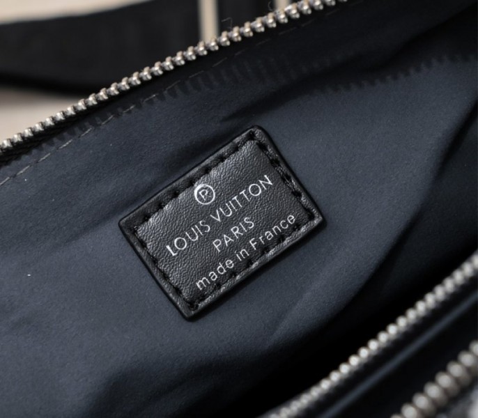 Replica Louis Vuitton Jacquard Denim Coussin PM In Black - Image 6