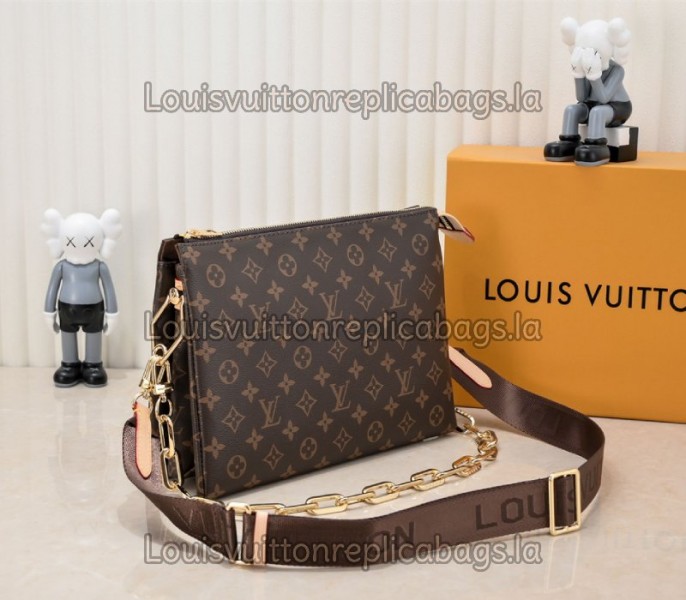 Replica Louis Vuitton Monogram Canvas Coussin MM With Jacquard Strap - Image 3