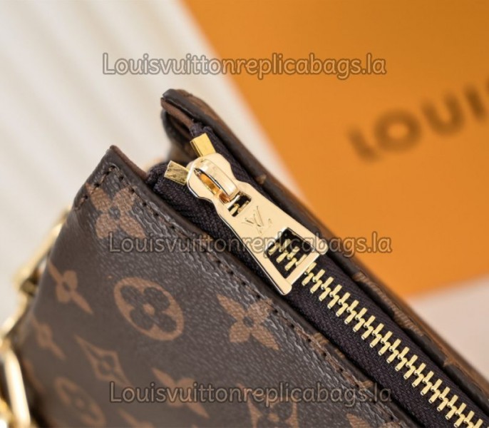 Replica Louis Vuitton Monogram Canvas Coussin MM With Jacquard Strap - Image 7