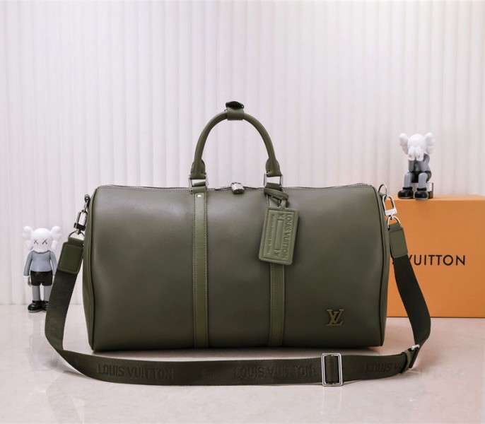 Replica Louis Vuitton Aerogram Keepall Bandouliere 50 In Khaki