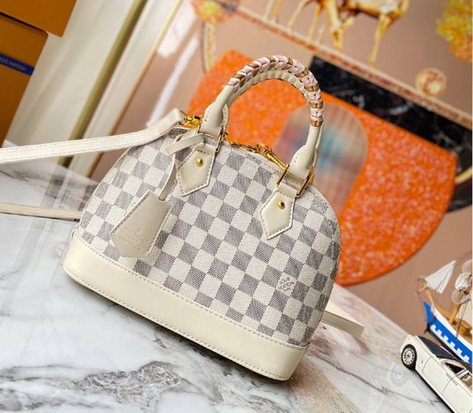 Replica Louis Vuitton Damier Azur Spring 2022 Alma BB
