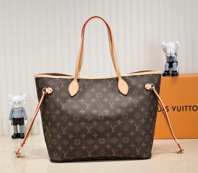 Replica Louis Vuitton Monogram Canvas Neverfull MM In Peony Pink - Image 3