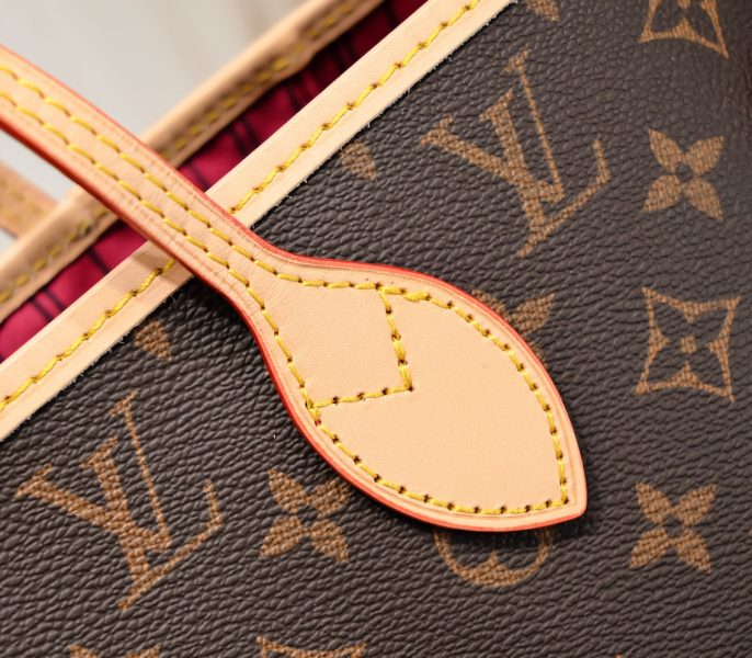 Replica Louis Vuitton Monogram Canvas Neverfull MM In Peony Pink - Image 7