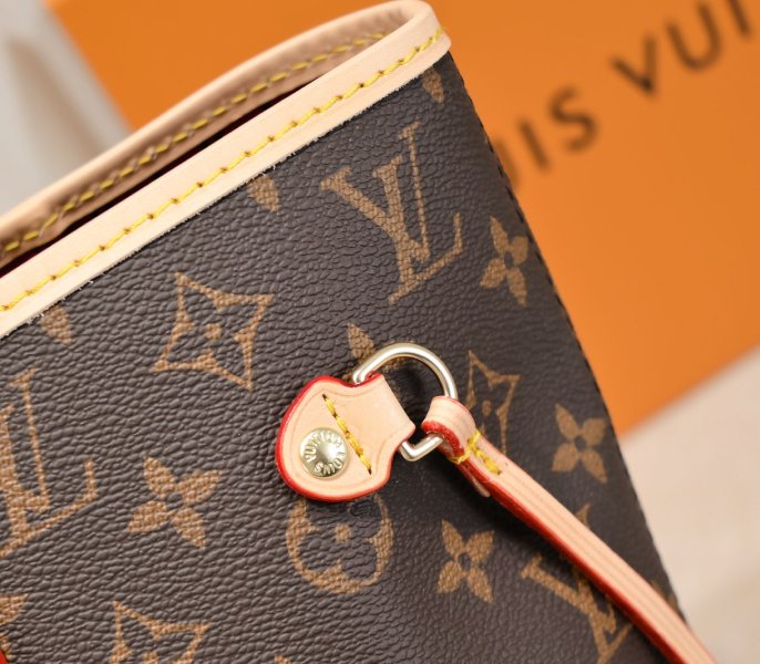 Replica Louis Vuitton Monogram Canvas Neverfull MM In Peony Pink - Image 8