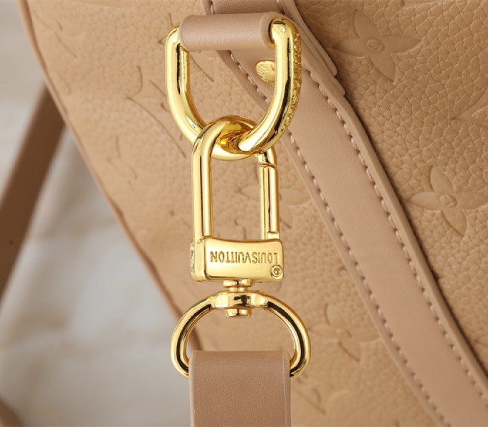 Replica Louis Vuitton Monogram Empreinte Speedy Soft 30 In Apricot - Image 6