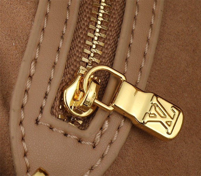 Replica Louis Vuitton Monogram Empreinte Speedy Soft 30 In Apricot - Image 8