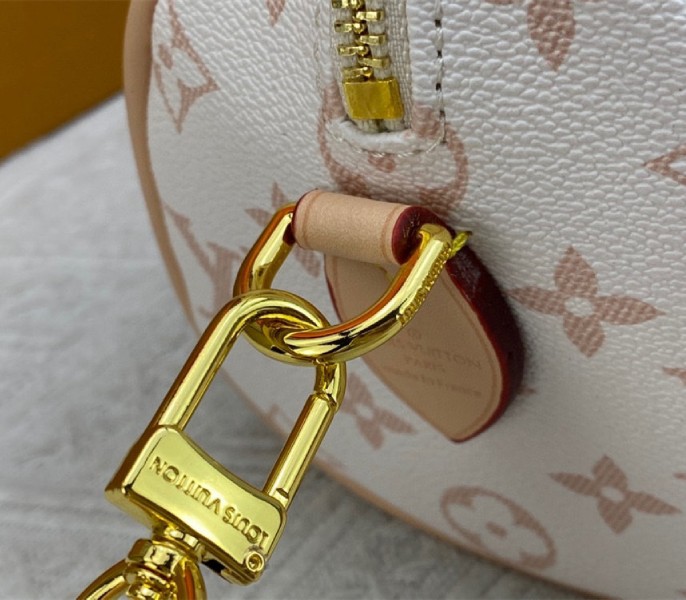 Replica Louis Vuitton Monogram Dune Canvas Speedy 20 With Jacquard Strap - Image 9