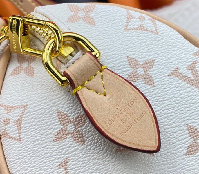 Replica Louis Vuitton Monogram Dune Canvas Speedy 20 With Strap - Image 8
