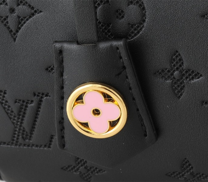 Replica Louis Vuitton Other Leathers Speedy Bandouliere 20 In Black - Image 6