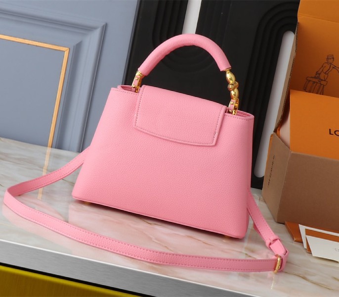 Replica Louis Vuitton Capucines BB In Pink - Image 2