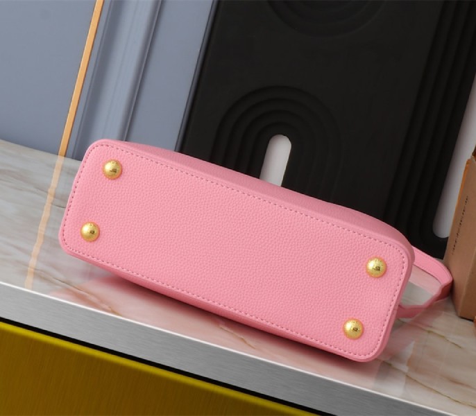 Replica Louis Vuitton Capucines BB In Pink - Image 4