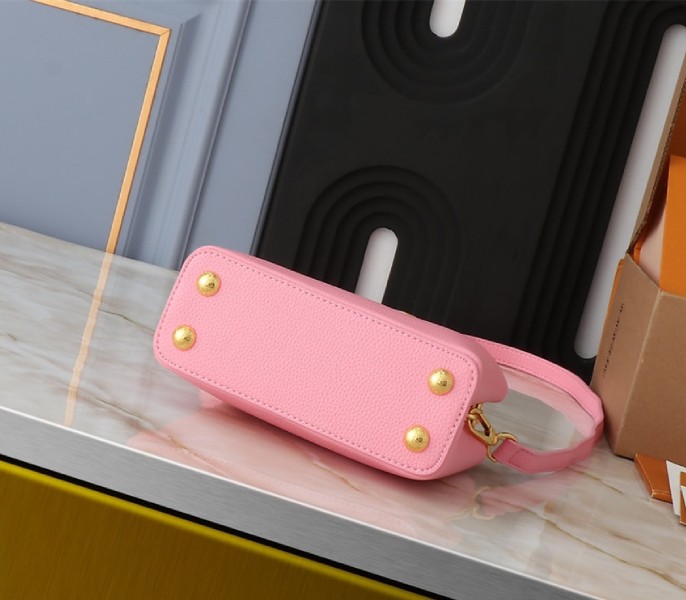 Replica Louis Vuitton Capucines Mini Capucines In Pink - Image 4