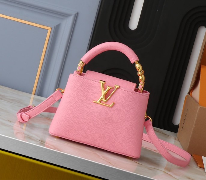 Replica Louis Vuitton Capucines Mini Capucines In Pink