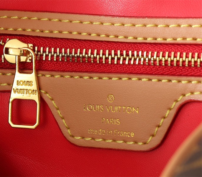 Replica Louis Vuitton Monogram Canvas Soft Speedy 30 Crafty In Red - Image 8