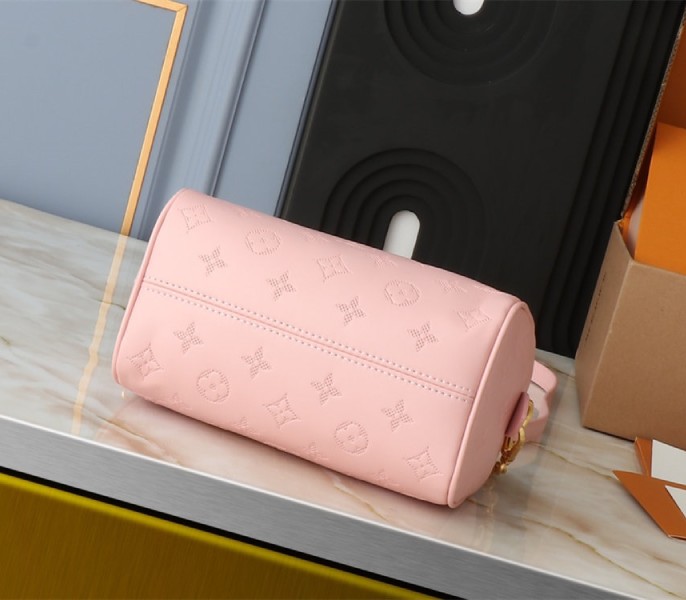 Replica Louis Vuitton Other Leathers Speedy Bandouliere 20 In Pink Opal - Image 3