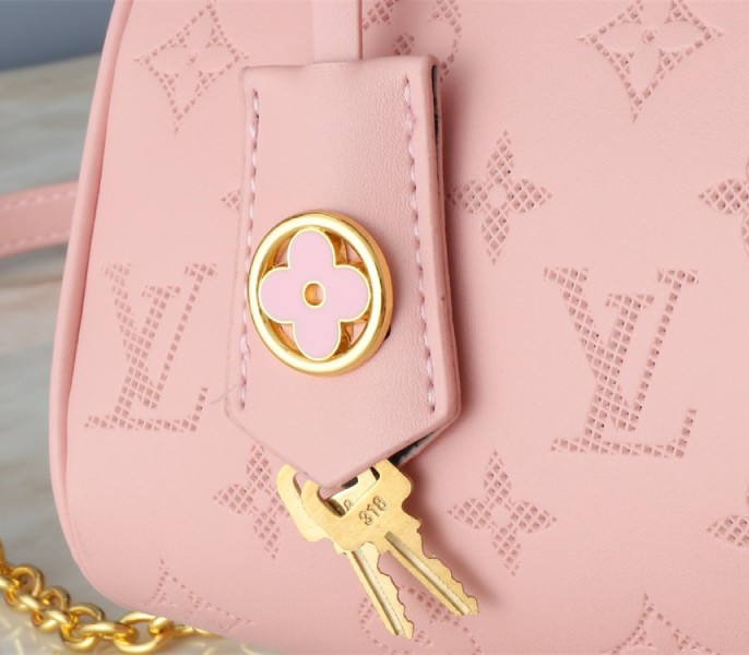 Replica Louis Vuitton Other Leathers Speedy Bandouliere 20 In Pink Opal - Image 6