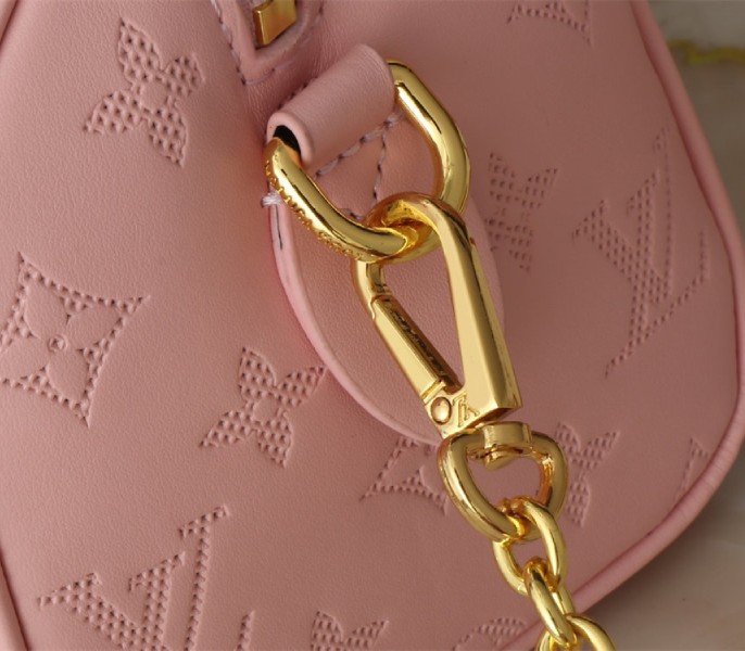 Replica Louis Vuitton Other Leathers Speedy Bandouliere 20 In Pink Opal - Image 7