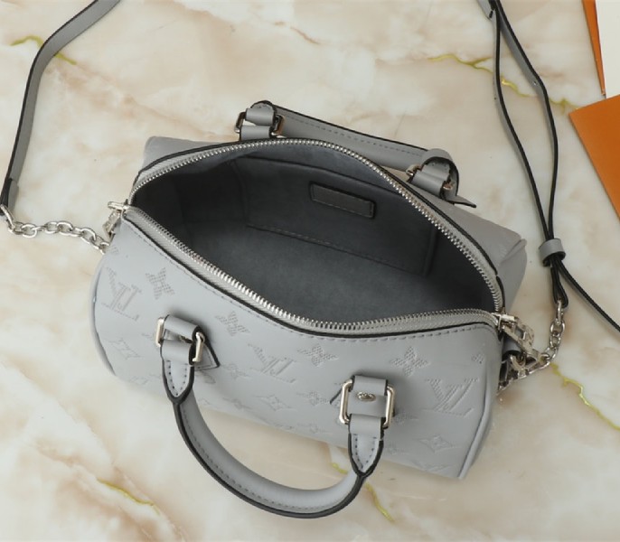 Replica Louis Vuitton Other Leathers Speedy Bandouliere 20 In Washed Blue - Image 8