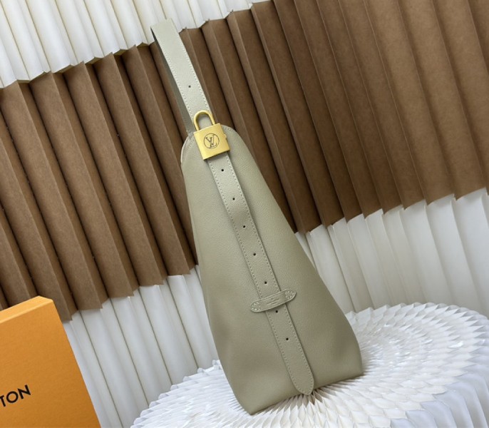 Replica Louis Vuitton Low Key MM In Limestone Gray - Image 3