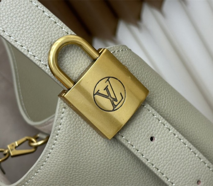 Replica Louis Vuitton Low Key MM In Limestone Gray - Image 8