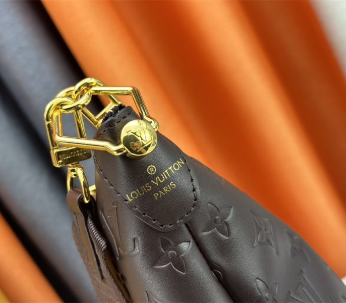 Replica Louis Vuitton Monogram Empreinte Coussin MM In Chocolate - Image 7